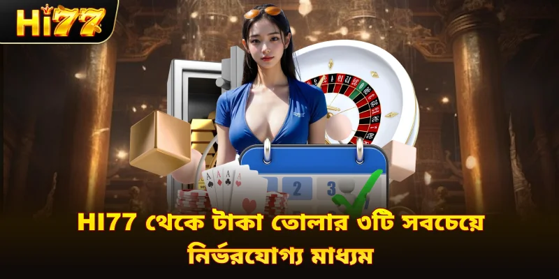 Hi77 থেকে টাকা তোলার ৩টি সবচেয়ে নির্ভরযোগ্য মাধ্যম